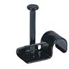 STEEL NAIL CLIP FOR COAXIAL CABLE